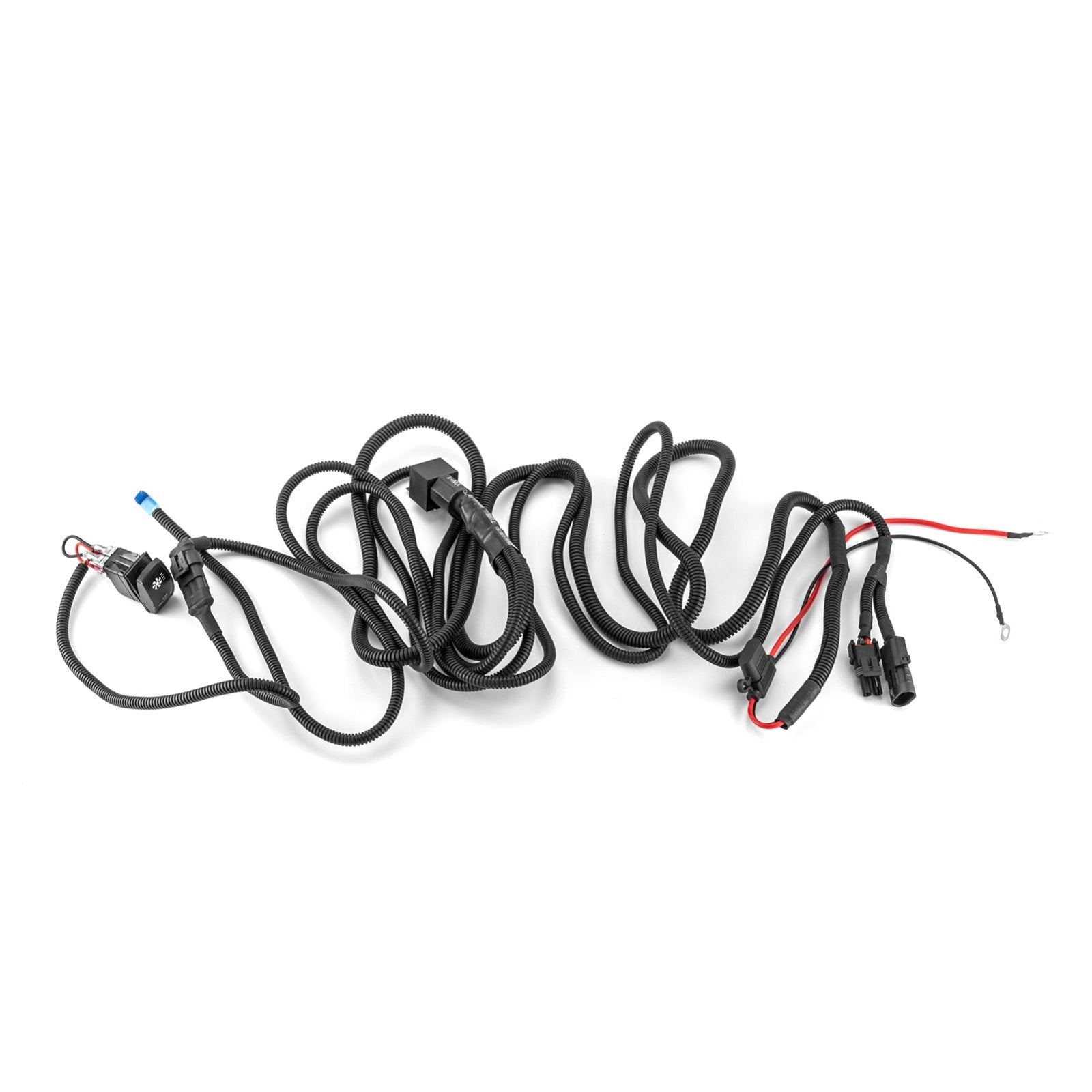 Universal ATV UTV Cooling Fan Override Rocker Switch Wiring Harness Kit - WeiSen - 80206012