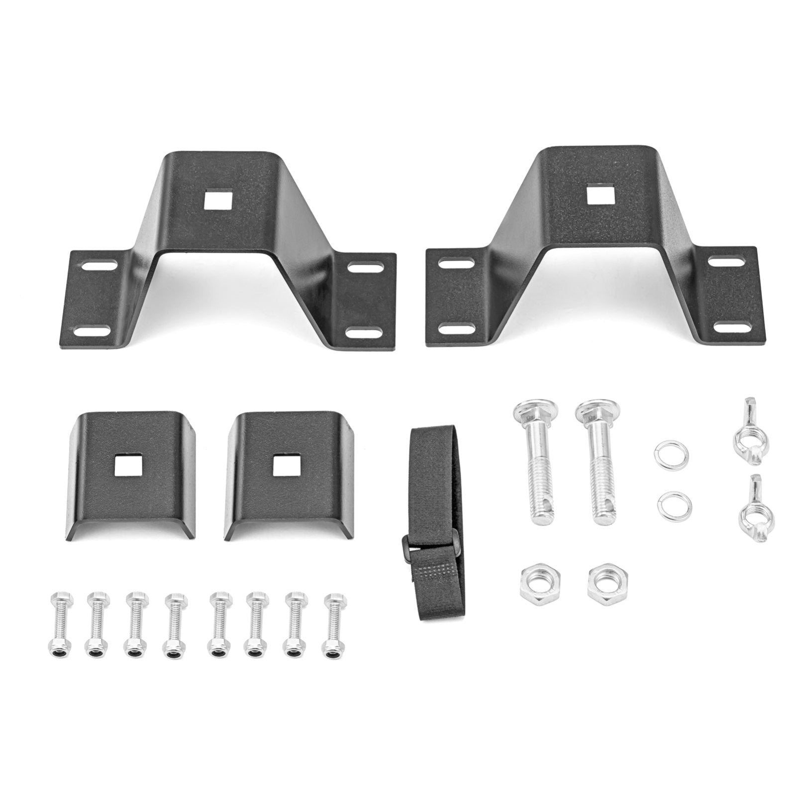 Universal for Pickup Truck Front/Rear Bumper Hi-Lift Jack Mount Holder Carrier - Weisen