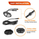 Universal for UTV ATV SUV Golf Cart Remote & APP Control Plug&Play RGB Rock Lights - WeiSen - 80209001