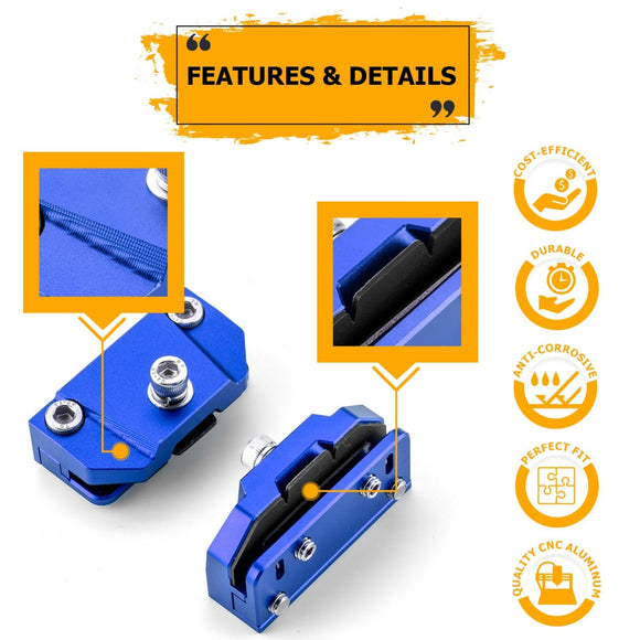 Universal Hood LED Work Light Pods Mount Brackets Clamp Fit Truck SUV Wagon Sedan - WeiSen - 70104040