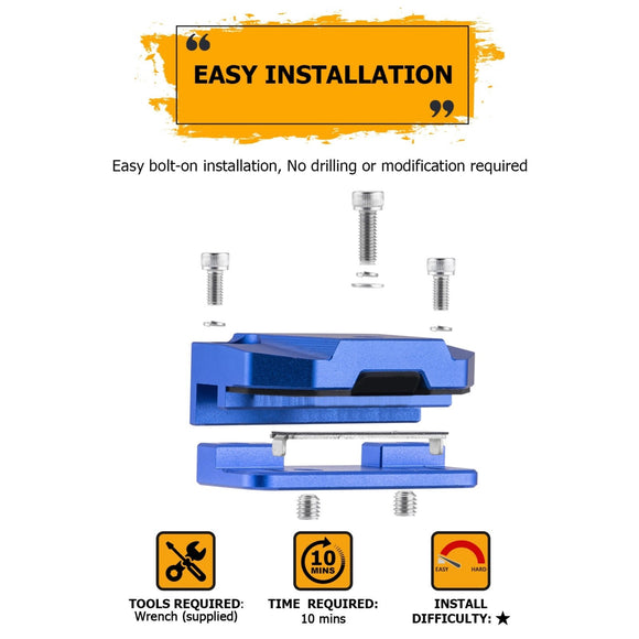 Universal Hood LED Work Light Pods Mount Brackets Clamp Fit Truck SUV Wagon Sedan - WeiSen - 70104040