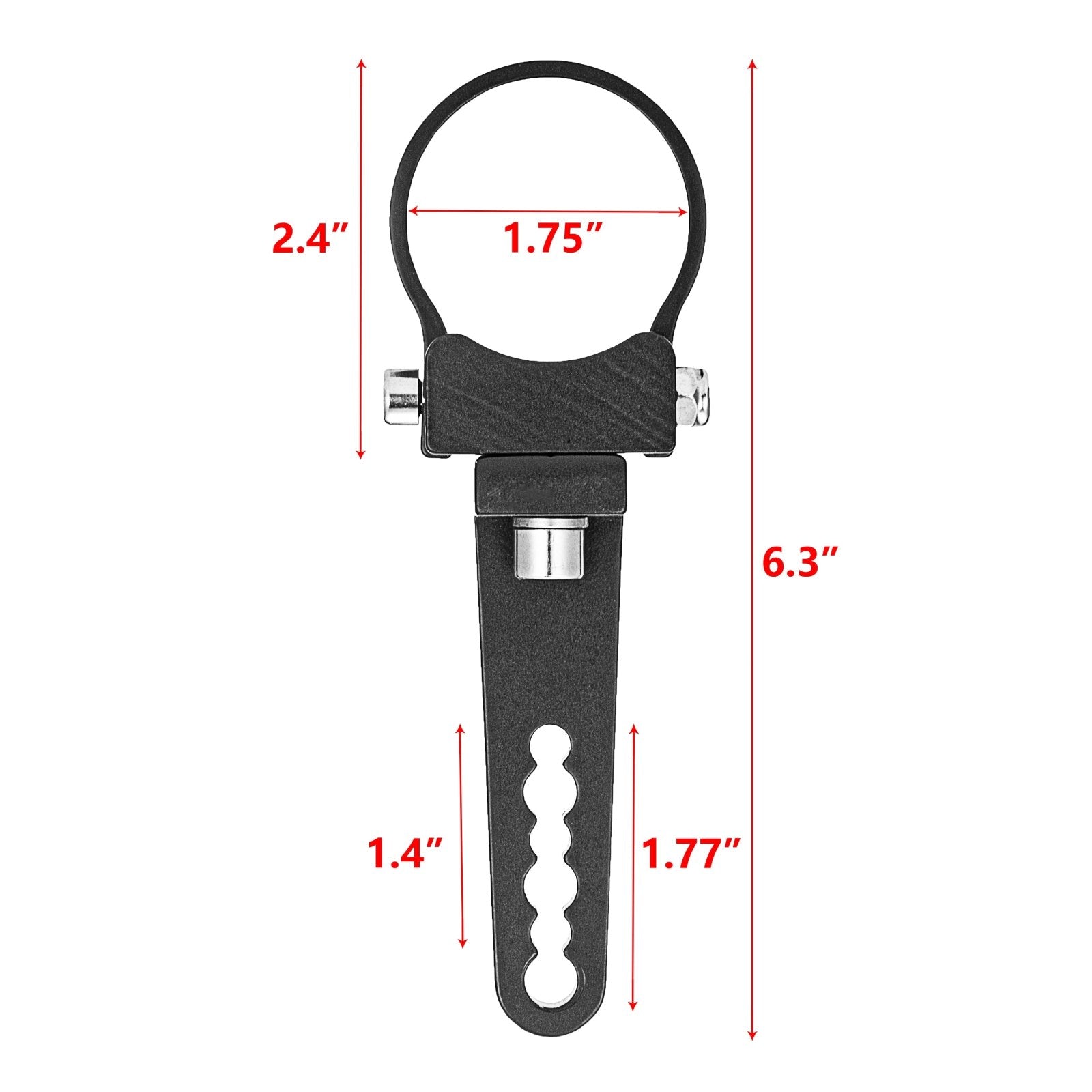 Universal Offroad Truck UTV ATV 1.75" Roll Bar Tube Clamp Light Bar LED Pods Mount Brackets - Weisen