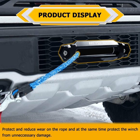 Universal Truck Pickup SUV Fury Series 6061 Aluminum 10" Hawse Fairlead for 8000 - 15000 LBS Winches - WeiSen - 80310021