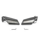 Universal UTV 1.5" - 2" Round Roll Cage Rear Side Racing Mirrors w/ Turn Signal - WeiSen - 80301034