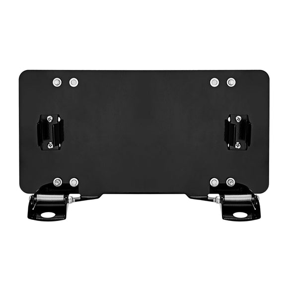 Universal UTV ATV 10" Flip - Up Winch Roller Fairlead License Plate Bracket - WeiSen - 80310001