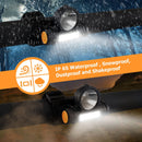 Universal UTV ATV Golf Cart 1.25" - 2" Roll Bar LED Dome Interior Light - WeiSen - 80207002