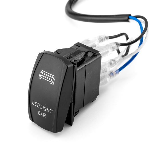 Universal Wiring Harness For LED Lights 2 Lead 12V 40Amp With Fuse And Relay - WeiSen - WI003