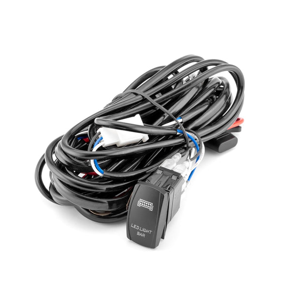 Universal Wiring Harness For LED Lights 2 Lead 12V 40Amp With Fuse And Relay - WeiSen - WI003