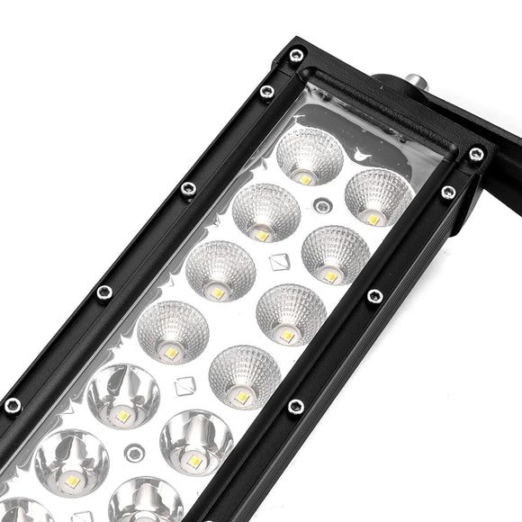 UTV ATV Pickup Truck Amber White 32" Dual Rows Straight LED Light Bar W/ Memory Function Wiring Harness Rocker Switch | Strobe Modes - WeiSen - 70202018