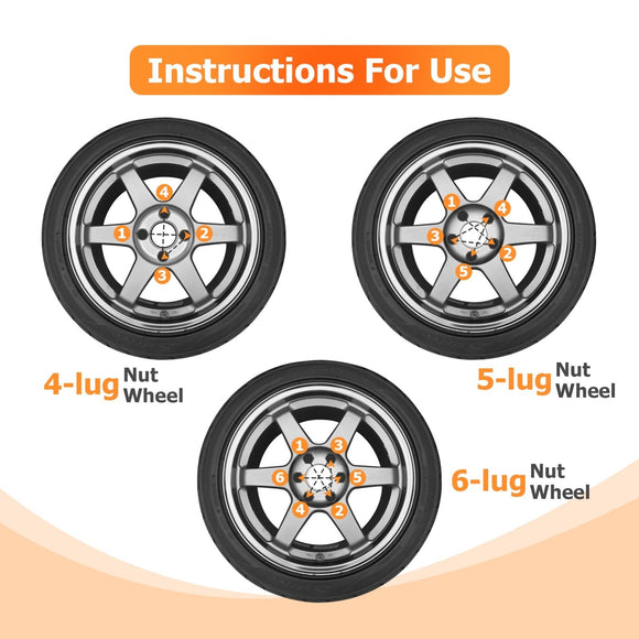 UTV ATV SUV Pickup Trucks Universal Heavy Duty Steel Triple Coating M12x1.50 Lug Nuts - WeiSen - 80420001