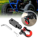 UTV ATV SUV Truck Universal 2" Shackle Hitch Receiver & 3/4" D Ring Kit - WeiSen - 70304017