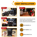 UTV ATV SUV Truck Universal 2" Shackle Hitch Receiver & 3/4" D Ring Kit - WeiSen - 70304017