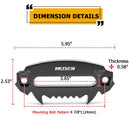 UTV ATV Universal 4 7/8" Aluminum Bolt - On Hawse Fairlead for 1500 - 4500 LBS Winches - WeiSen - 80310002