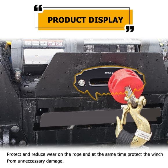 UTV ATV Universal 4 7/8" Aluminum Bolt - On Hawse Fairlead for 1500 - 4500 LBS Winches - WeiSen - 80310002