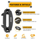 UTV ATV Universal 4 7/8" Aluminum Bolt - On Hawse Fairlead for 1500 - 4500 LBS Winches - WeiSen - 80310002
