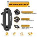 UTV ATV Universal (Fury Series) 6" Aluminum Hawse Fairlead for 4000 - 5500 LBS Winches - WeiSen - 80310003