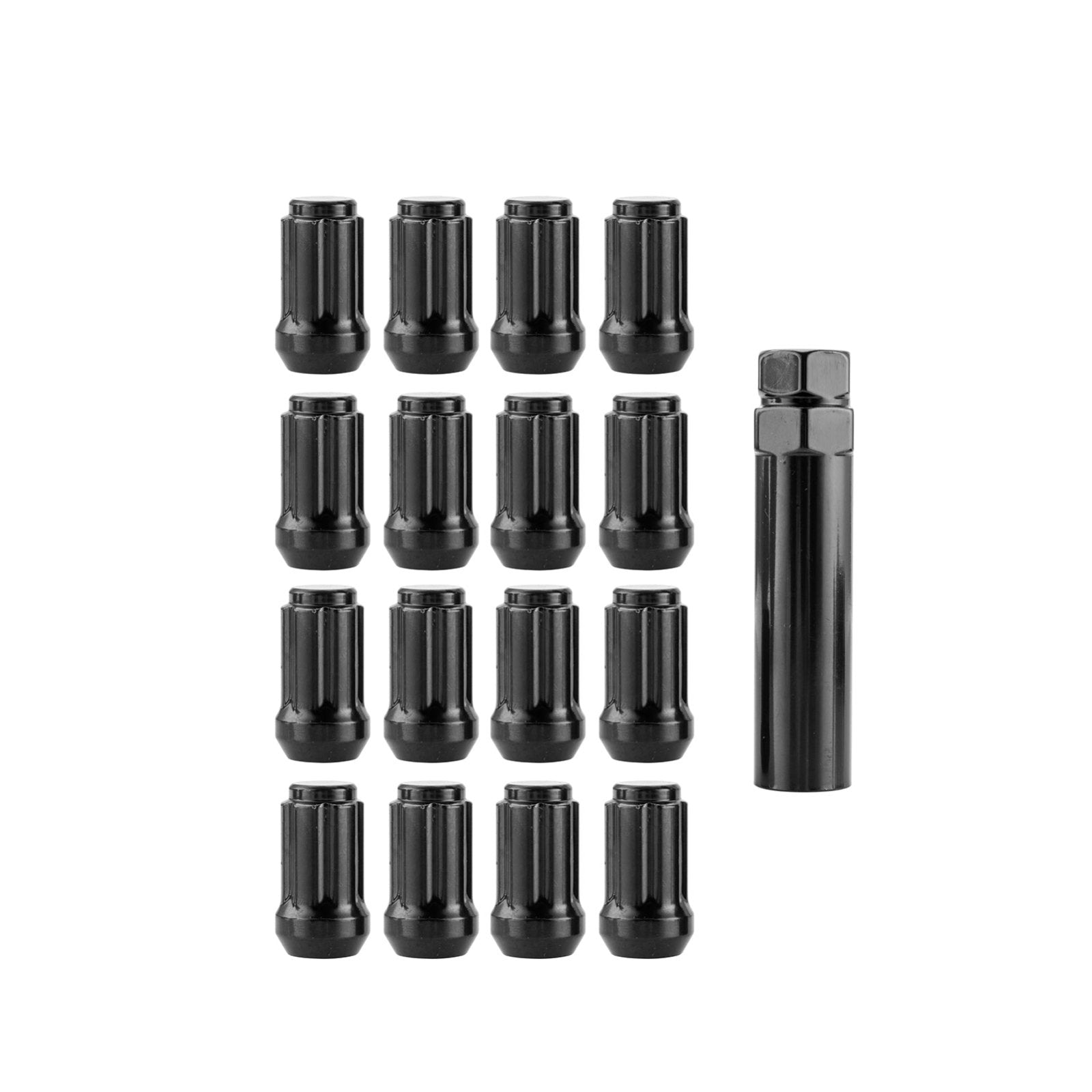 UTV ATV Universal Heavy Duty Steel 16Pcs 3/8"-24 Thread Size Lug Nuts - Weisen