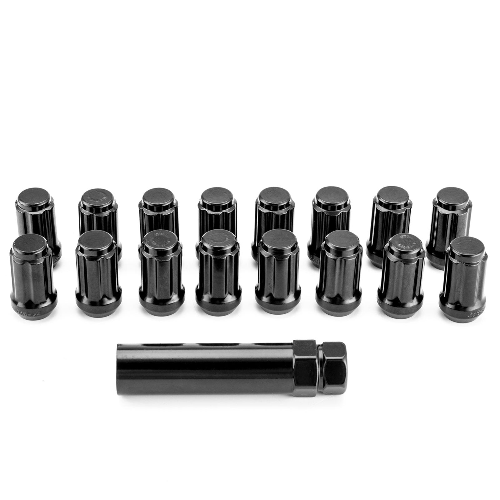 UTV ATV Universal Heavy Duty Steel 16Pcs 3/8"-24 Thread Size Lug Nuts - Weisen