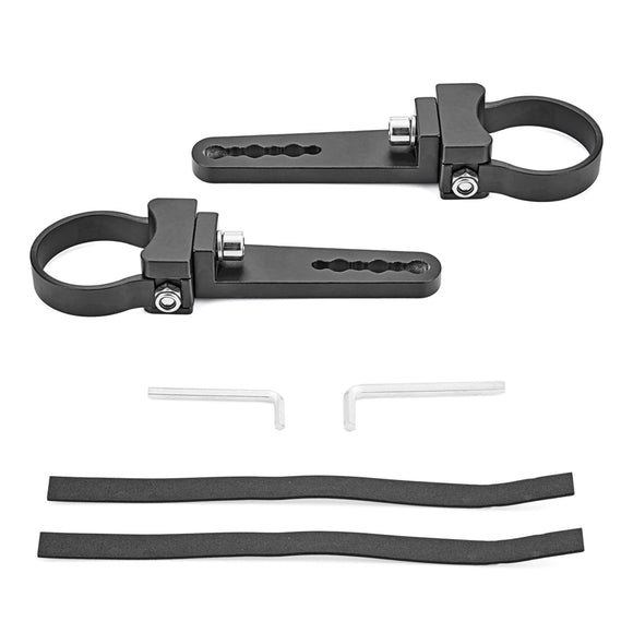 UTV LED Work Light Pod + 1" - 2" Adjustable Bracket for Round Tube Roll Cage - Weisen - ZT020 - A