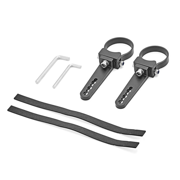 UTV LED Work Light Pod + 1" - 2" Adjustable Bracket for Round Tube Roll Cage - Weisen - ZT020 - B