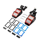 UTV Off Road Racing Tempered Glass Side Rearview Mirrors w/ Spot Light for Polaris Can - Am Pro - Fit Cage - WeiSen - 80301038