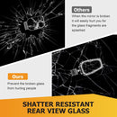 UTV Off Road Racing Tempered Glass Side Rearview Mirrors w/ Spot Light for Polaris Can - Am Pro - Fit Cage - WeiSen - 80301038