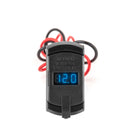 UTVs ATVs SUVs Trucks Boats USB Rocker Switch 12v Dual Charger/Outlet with LED Voltmeter Display - WeiSen - 70204038