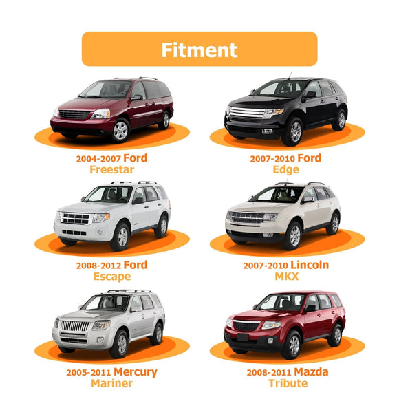 Vehicle - Side 4 - Pin Trailer Wiring Harness for 2004 - 2012 Ford Edge, Escape, Freestar, Lincoln MKX, Mazda Tribute, Mercury Mariner - WeiSen - 70206004