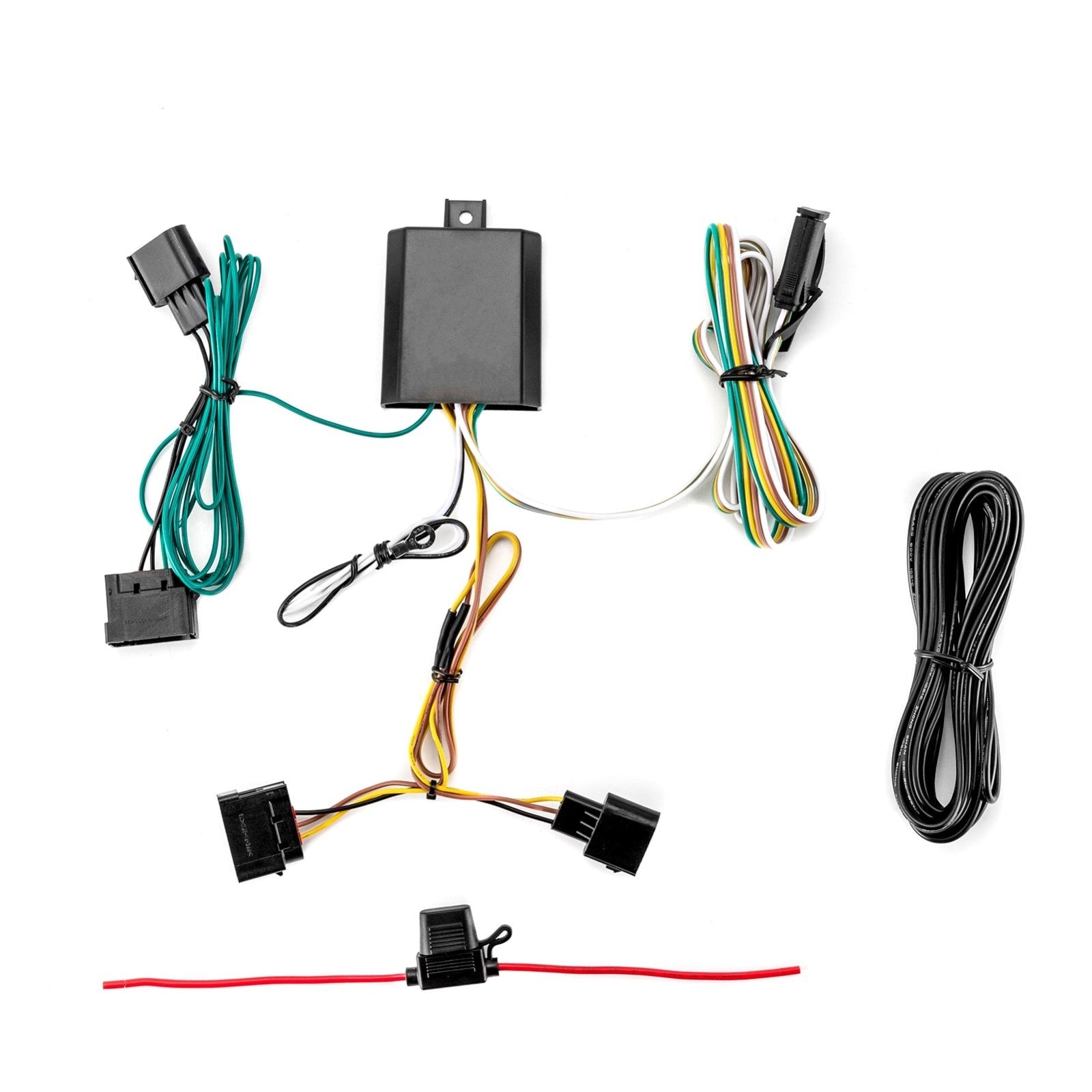 Vehicle-Side 4-Pin Trailer Wiring Harness for 2004-2012 Ford Edge, Escape, Freestar, Lincoln MKX, Mazda Tribute, Mercury Mariner - Weisen