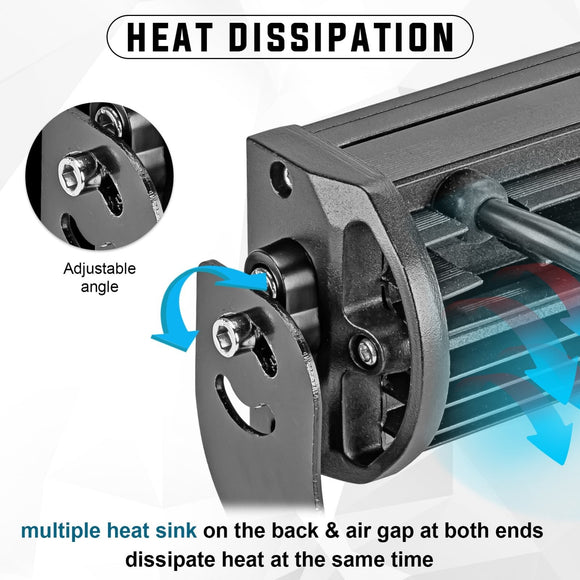 Weisen 300W 52" LED Light Bar Mount Bracket Wire Kit Fits Polaris Ranger 570/900/1000 Fullsize - WeiSen - ZT043+LED013+WI002