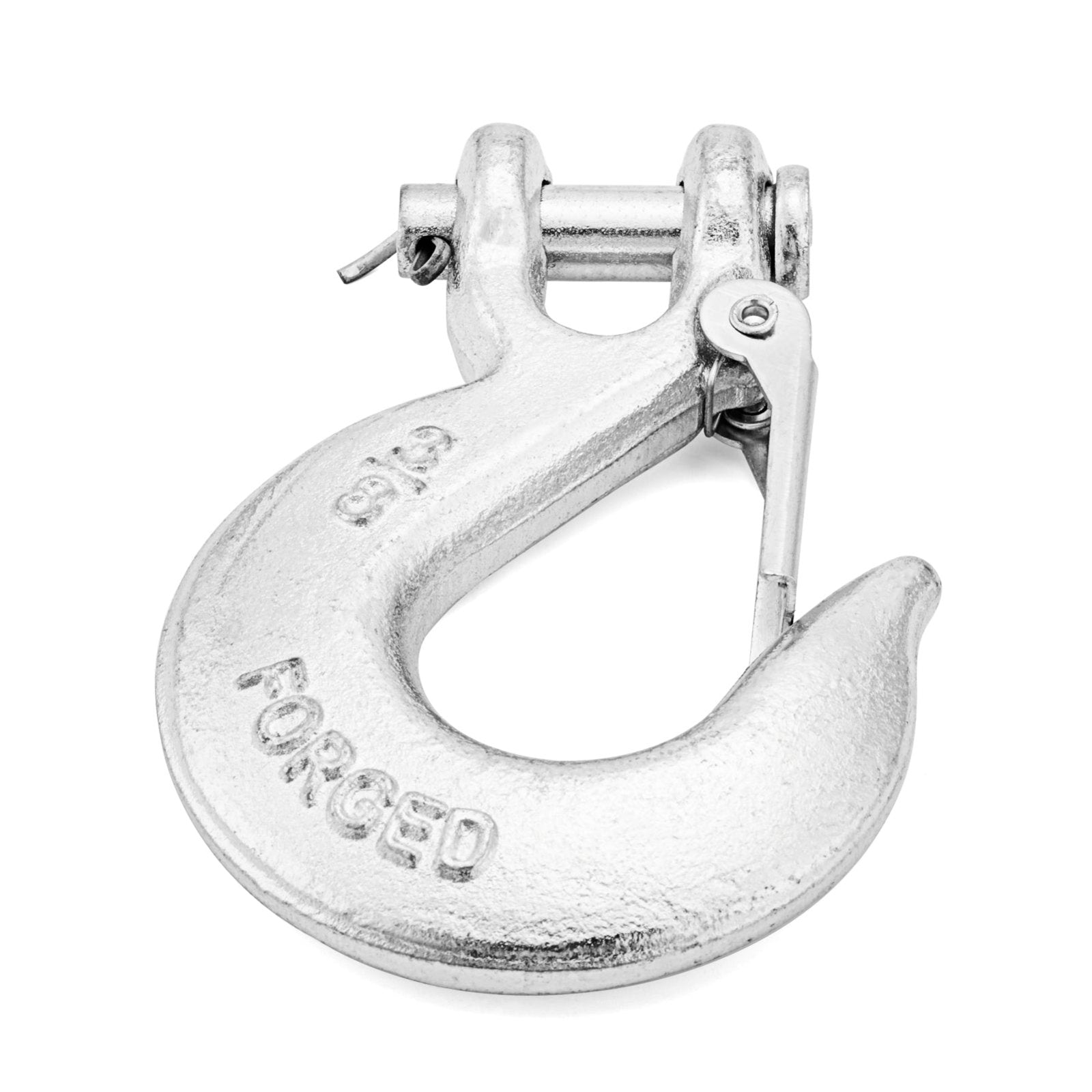 Winch Clevis Slip Hook Forged Steel 8000-12000 Lbs for 3/8" Synthetic Cable Rope - Weisen