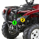 YAMAHA Grizzly 550 700 Bumper LED Cube Headlight Mount Bracket - WeiSen - ZT115