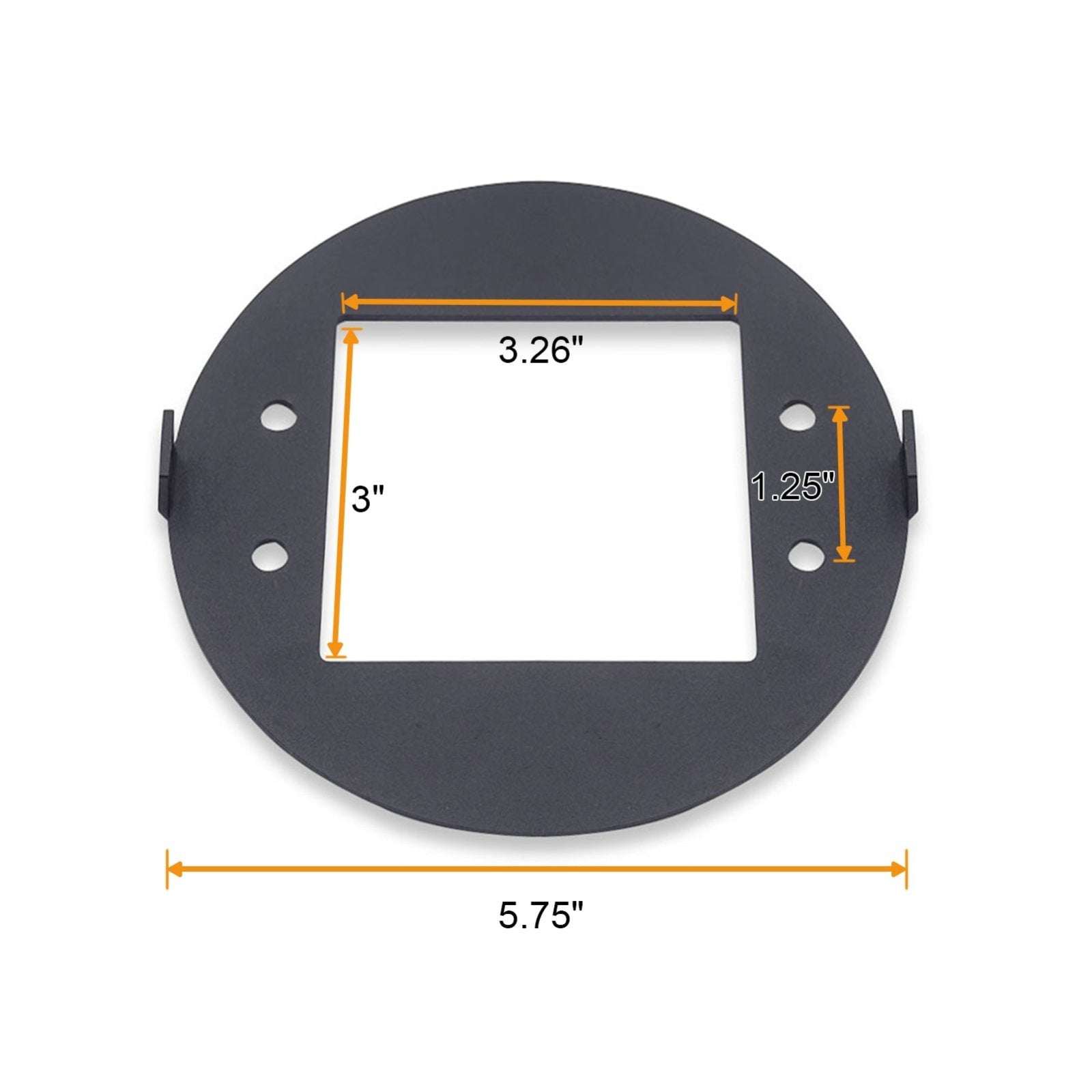 YAMAHA Grizzly 550 700 Bumper LED Cube Headlight Mount Bracket - Weisen