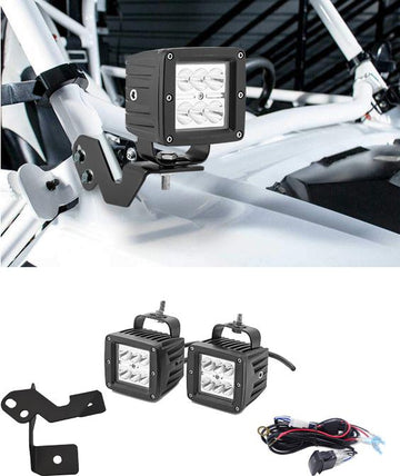 POLARIS RZR 800/900/XP 1000 2014 - 2022 Models 3 inches 24W LED Spot Light Pods Kit - WeiSen - ZT001 - L1 - W5 - A