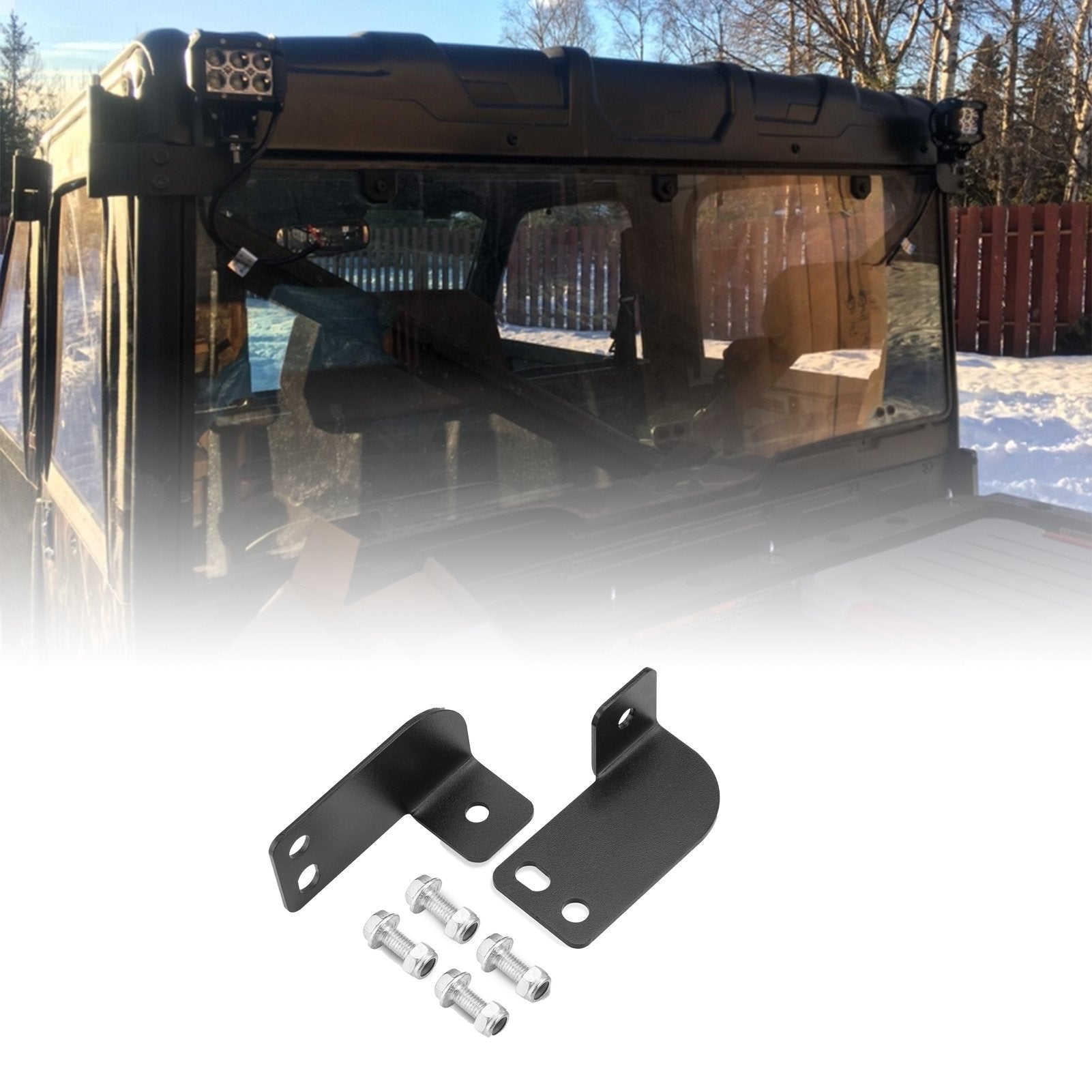 Polaris Ranger 570/900/1000 Fullsize Roof Mount/A Pillar Mount/Rear Mount Bracket/Tail Light